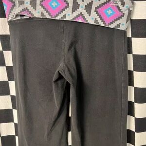 PINK Victoria Secret Fold Over Flare Yoga Pant Leggings